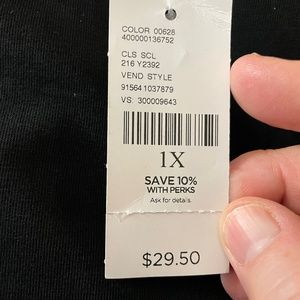 Surprema Plus size pants 1X